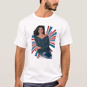 Patriotic Michelle Obama Women History Month Love T-Shirt