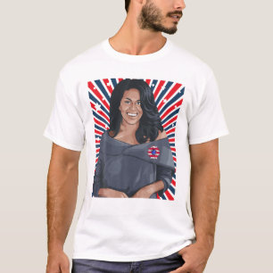 Patriotic Michelle Obama Women History Month Love T-Shirt