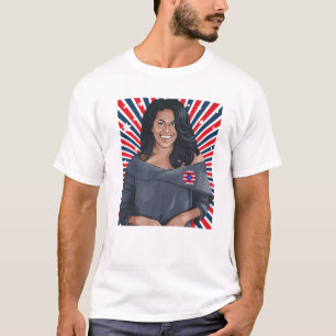 Patriotic Michelle Obama Women History Month Love T-Shirt