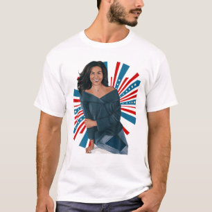 Patriotic Michelle Obama Women History Month Love T-Shirt