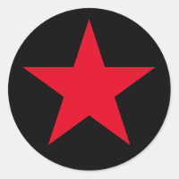 Patriotic Military Army War Red Star Symbol Sign