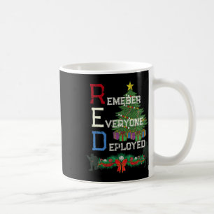 Patriotic Military Family Christmas Red Friday Coffee Mug