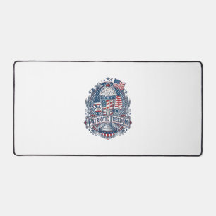 Patriotic Milkshake Americana Desk Mat