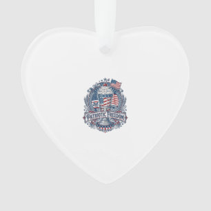 Patriotic Milkshake Americana Ornament