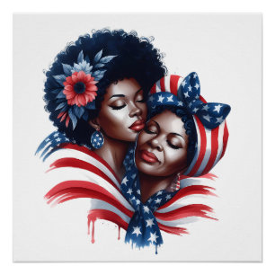 Patriotic Mother Day Poster