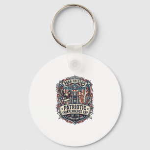 Patriotic Motor Patriot Biker Road Freedom Patriot Key Ring