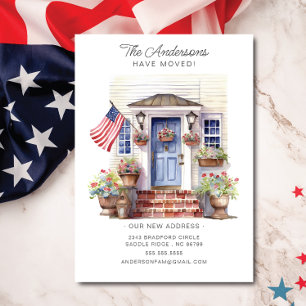 Patriotic Moving Announcement