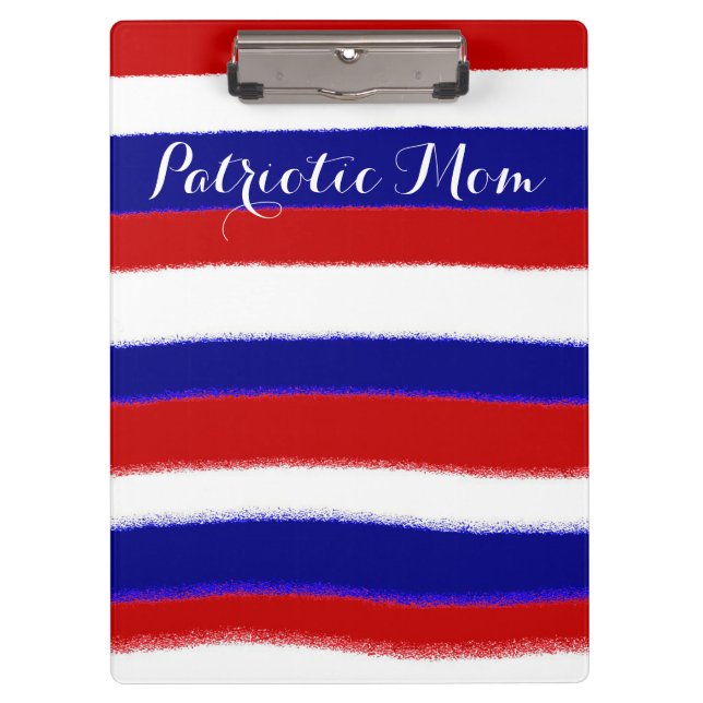 Patriotic Mum Clipboard (Front)