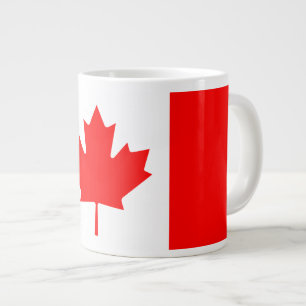 Patriotic National Flag of CANADA Large Coffee Mug
