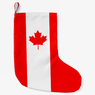 Patriotic National Flag of CANADA Small Christmas Stocking