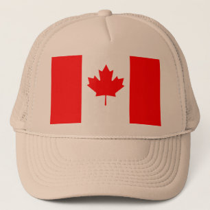 Patriotic National Flag of CANADA Trucker Hat