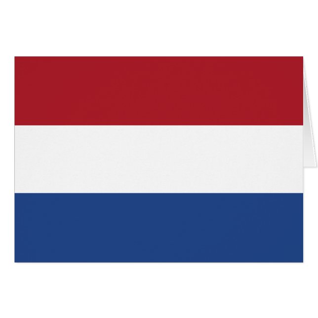 Patriotic Netherlands Flag (Front Horizontal)