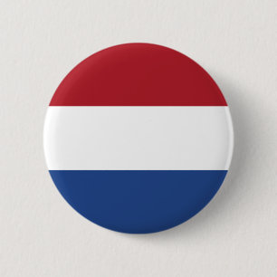 Patriotic Netherlands Flag 6 Cm Round Badge
