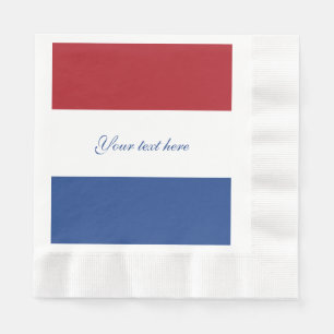 Patriotic Netherlands flag Napkin