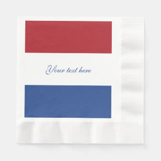 Patriotic Netherlands flag Napkin