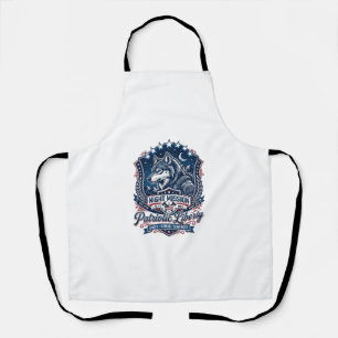Patriotic Night Mission Patriot Wolf Military Insp Apron