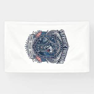 Patriotic Night Mission Patriot Wolf Military Insp Banner