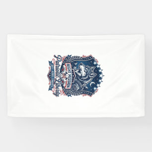 Patriotic Night Mission Patriot Wolf Military Insp Banner