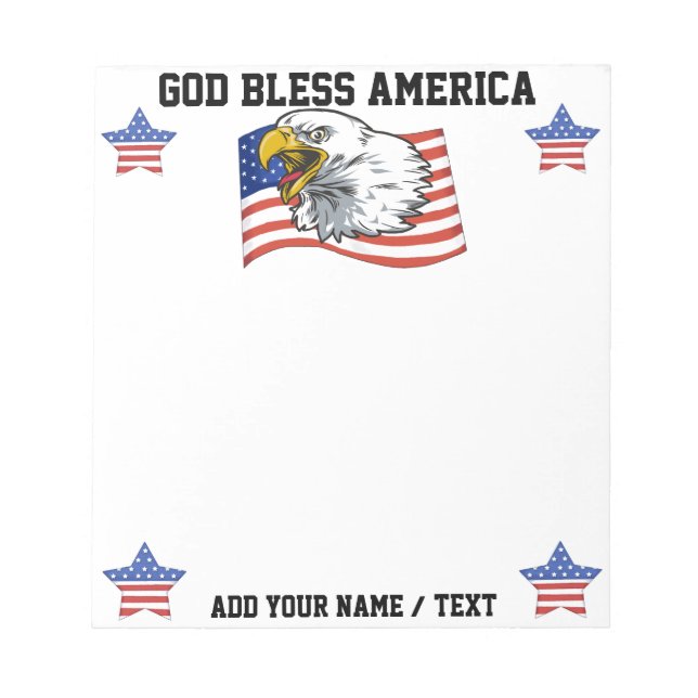 Patriotic Notepad (Front)