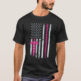 Patriotic Nurse Flag Graduating School Rn Nurse 1 T-Shirt