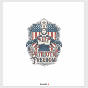 Patriotic Nurse Vector Graphic Tee_1