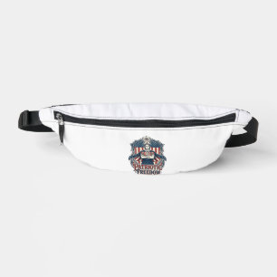 Patriotic Nurse Vector Graphic Tee_1 Bum Bags