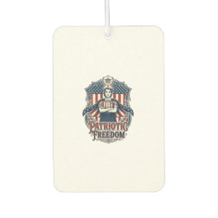 Patriotic Nurse Vector Graphic Tee_1 Car Air Freshener