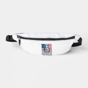 Patriotic Nurse Vector Graphic Tee Bum Bags