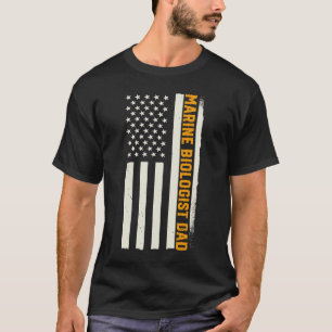 Patriotic Oceanography Biology Marine Biologist Da T-Shirt