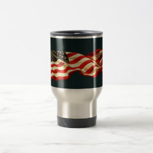 Patriotic Old Glory Travel/Commuter Travel Mug