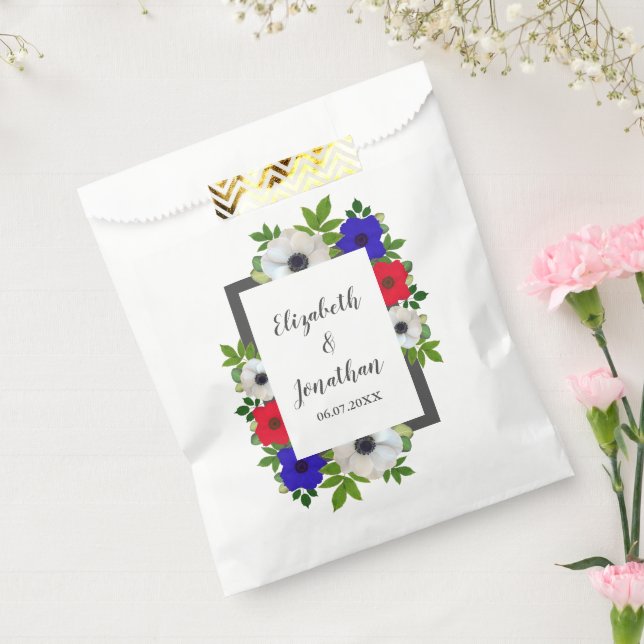 Patriotic Panda Anemone Wedding Favour Bag (Sealed)