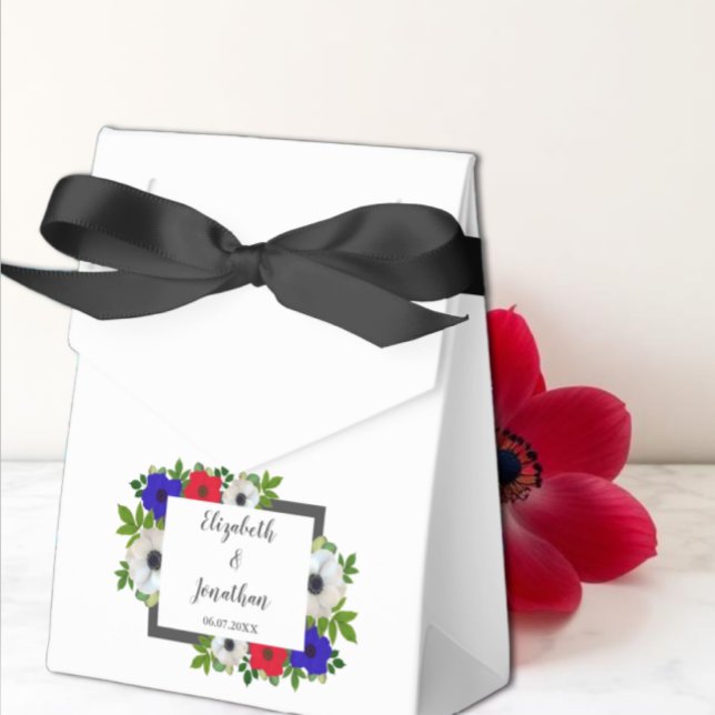 Patriotic Panda Anemone Wedding Favour Box (Creator Uploaded)