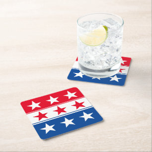 Patriotic Paper Coasters