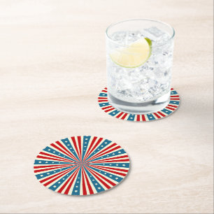 Patriotic Paper Coasters