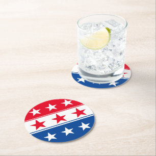 Patriotic Paper Coasters