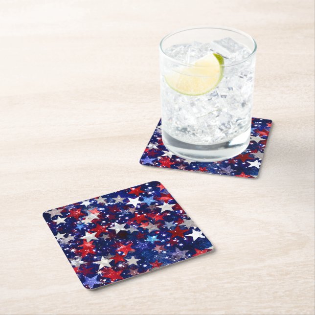 Patriotic Paper Coasters (Insitu)