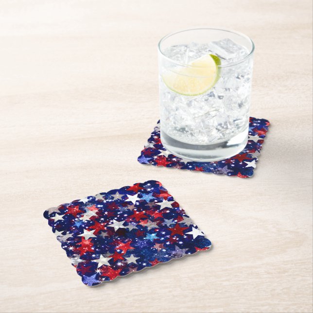 Patriotic Paper Coasters (Insitu)