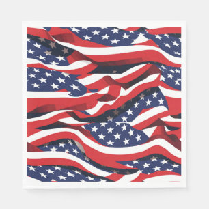 Patriotic Paper Napkins