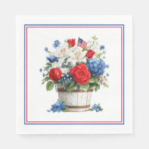 Patriotic Paper Napkins