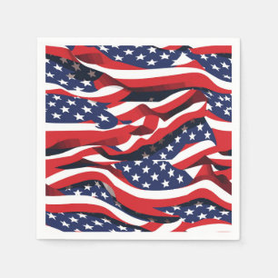 Patriotic Paper Napkins