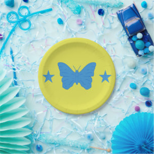 Patriotic paper plate with flag of Bady Bassit