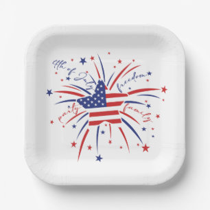Patriotic Paper Plates