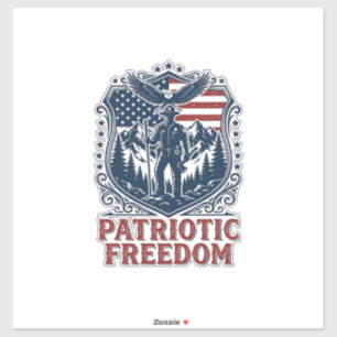 Patriotic Park Ranger Vector Graphic Tee_1