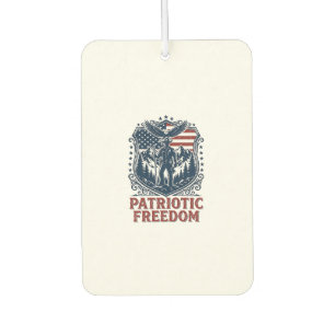 Patriotic Park Ranger Vector Graphic Tee_1 Car Air Freshener