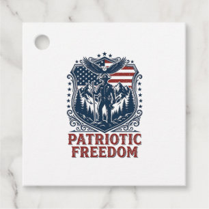 Patriotic Park Ranger Vector Graphic Tee_1 Favour Tags