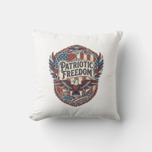 Patriotic Patchwork Artist Cushion