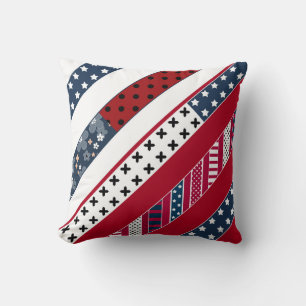 Patriotic , patchwork, cushion