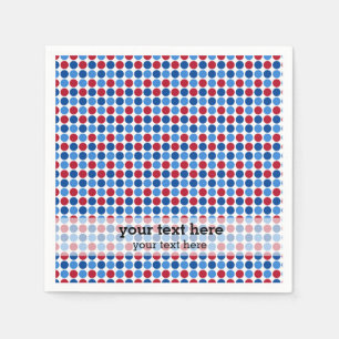 Patriotic pattern napkin