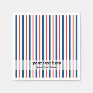 Patriotic pattern napkin