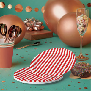 Patriotic Pattern Paper Plate
